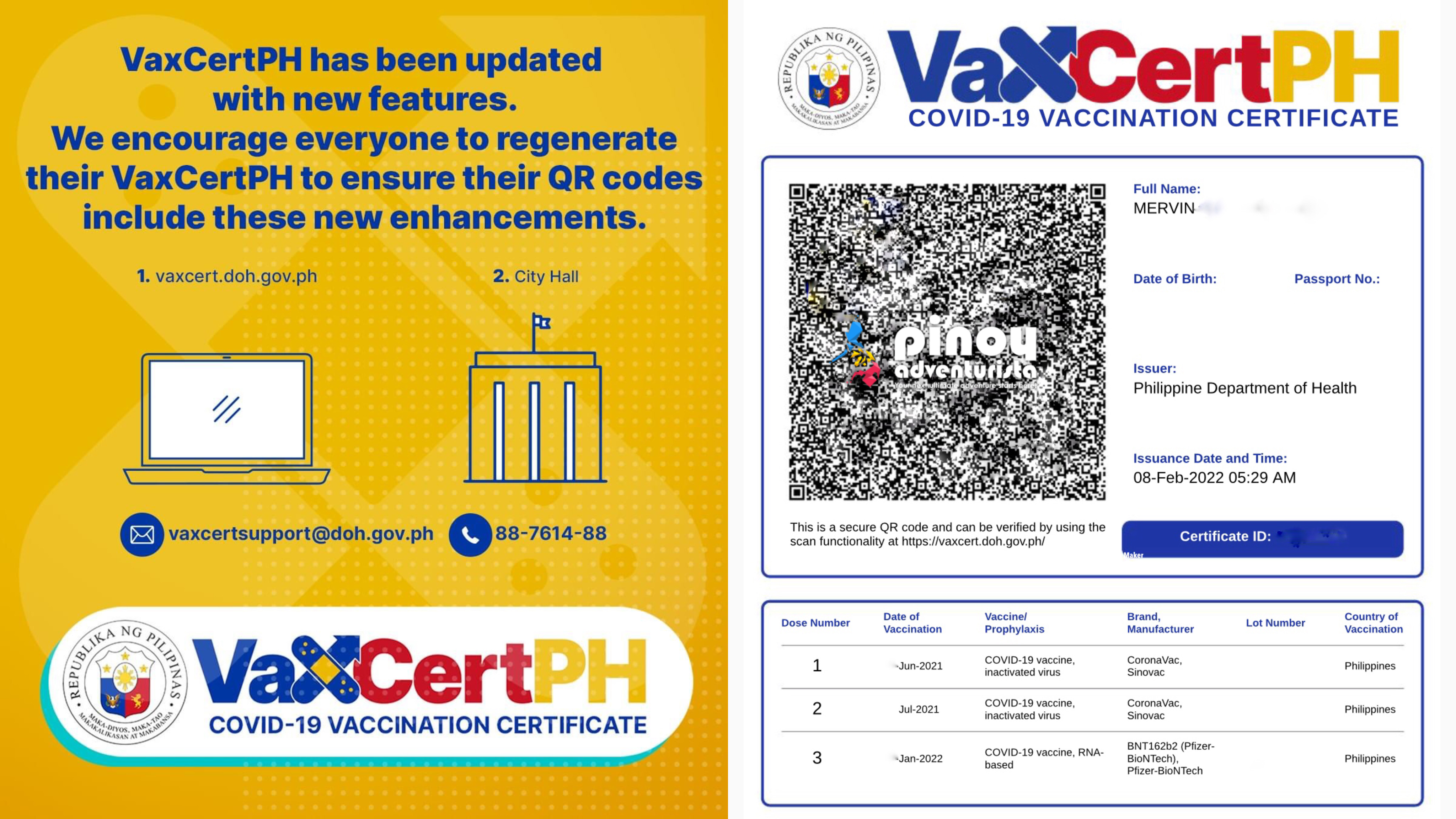 DOH ADVISORY Regenerate Your Covid 19 Vaccination Certificate Starting doh-advisory-regenerate-your-covid-19-vaccination-certificate-starting